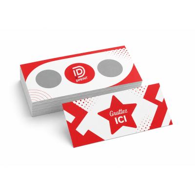 Cartes à gratter